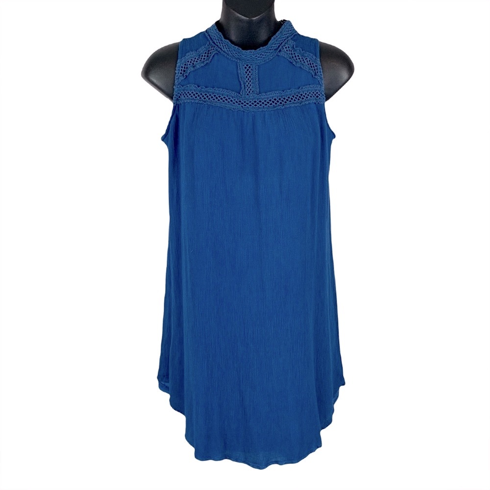 Chance crochet halter neck minidress ,junior size M